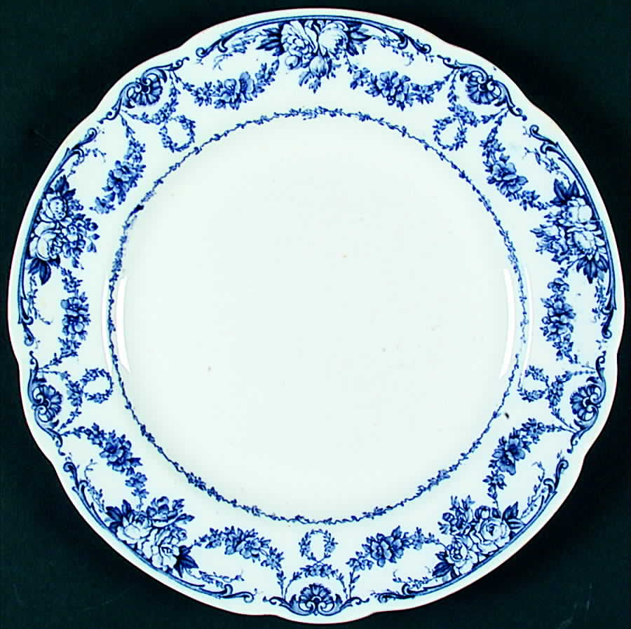 Grosvenor Blue (No #, No Trim) Dinner Plate by Wedgwood-1