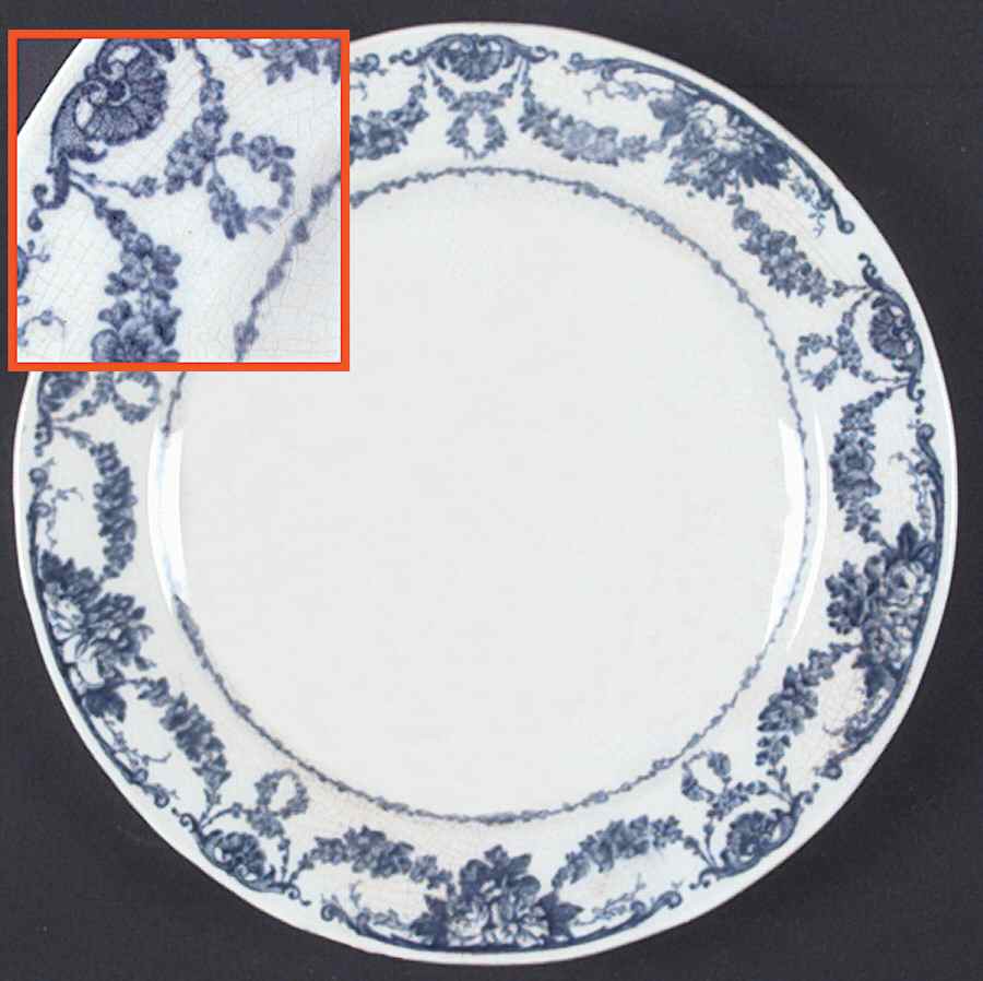 Grosvenor Blue (No #, No Trim) Bread & Butter Plate by Wedgwood-1