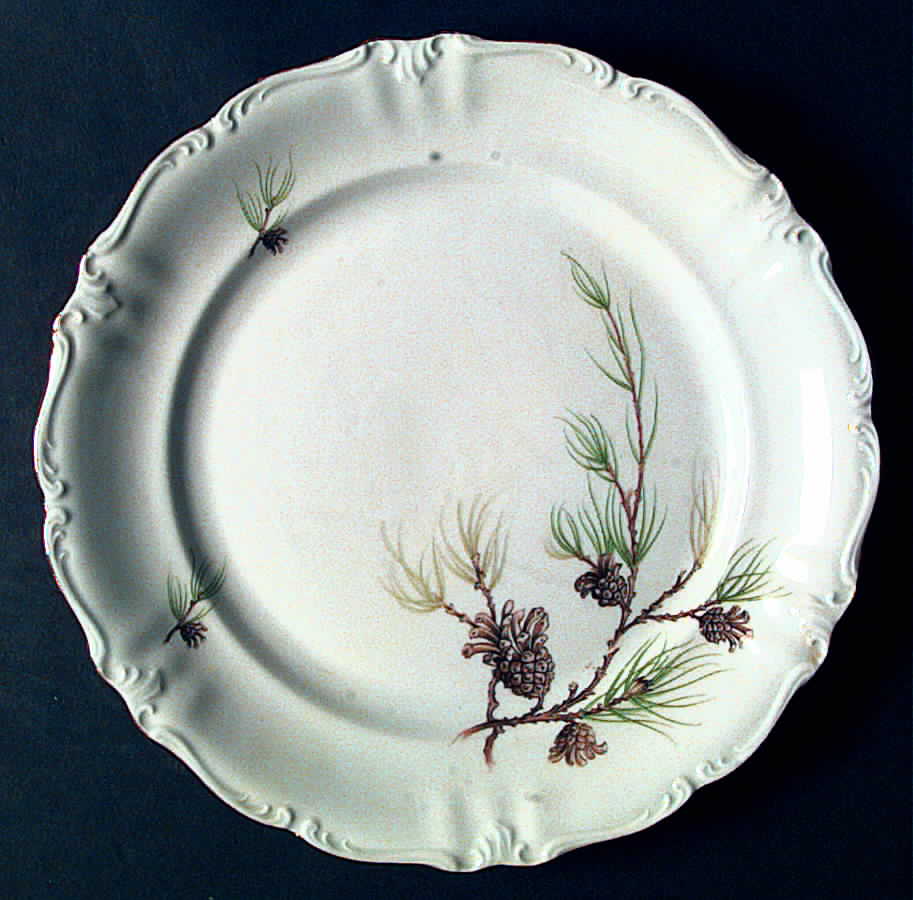 Pine Cone Dinner Plate by Winterling - Bavaria-1