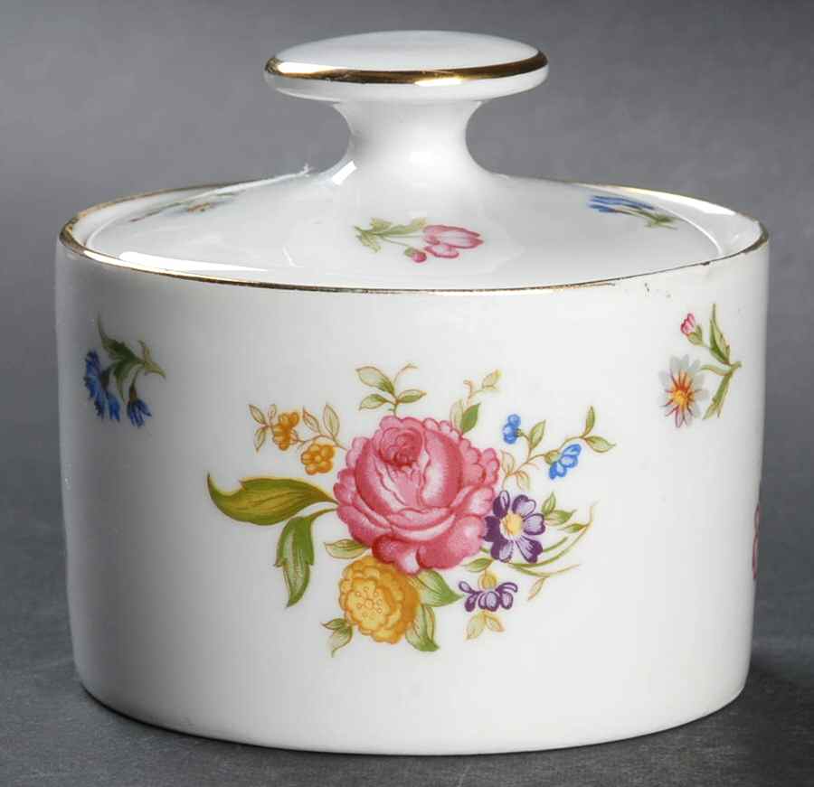 Mignon (Smooth Edge) Sugar Bowl & Lid by Winterling - Bavaria-1