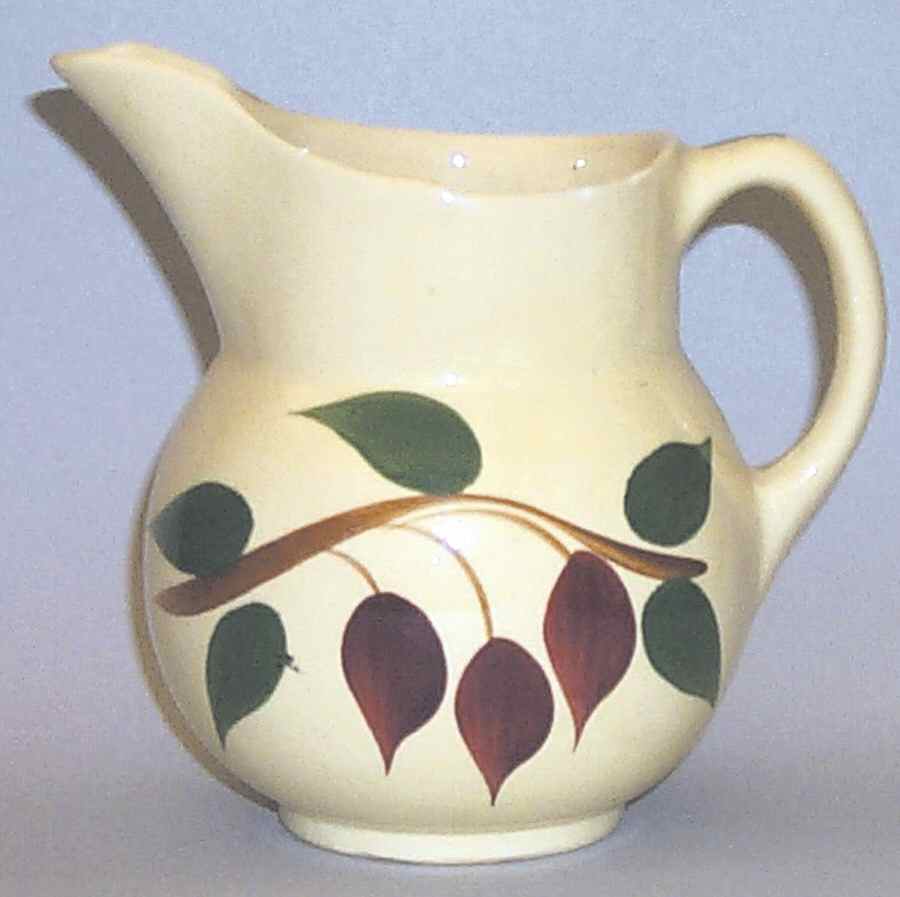 American Red Bud 16 Oz Pitcher by Watt Pottery-1