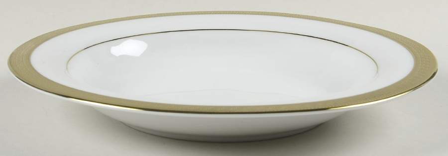 Pantheon Gold Large Rim Soup Bowl by Wallace Heritage (Japan)-1