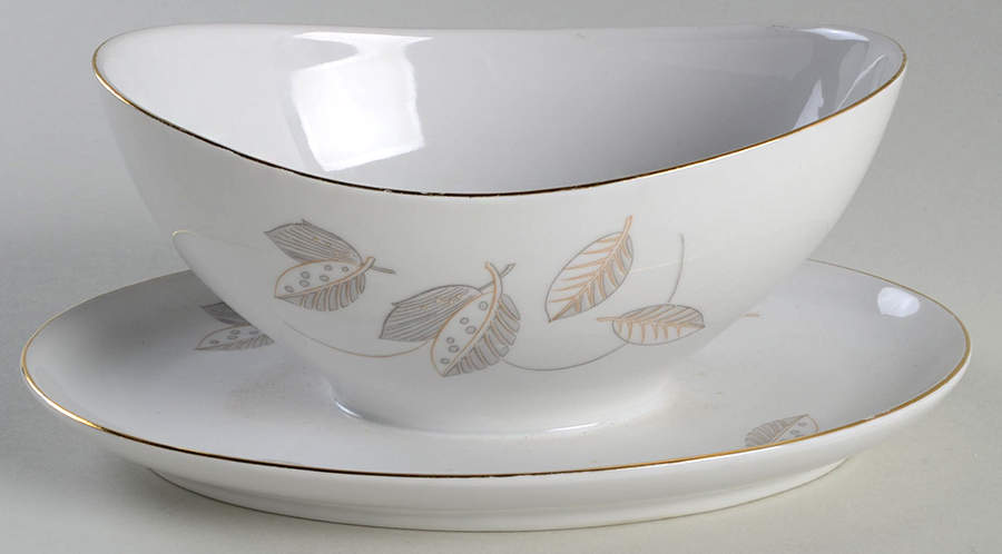 WIG260 Gravy Boat with Attached Underplate by Winterling - Bavaria-1
