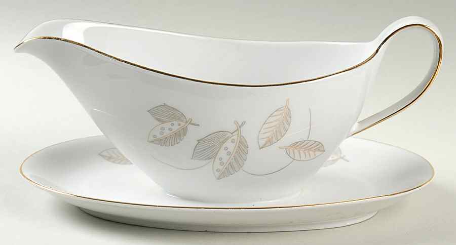 WIG260 Gravy Boat with Attached Underplate by Winterling - Bavaria-1