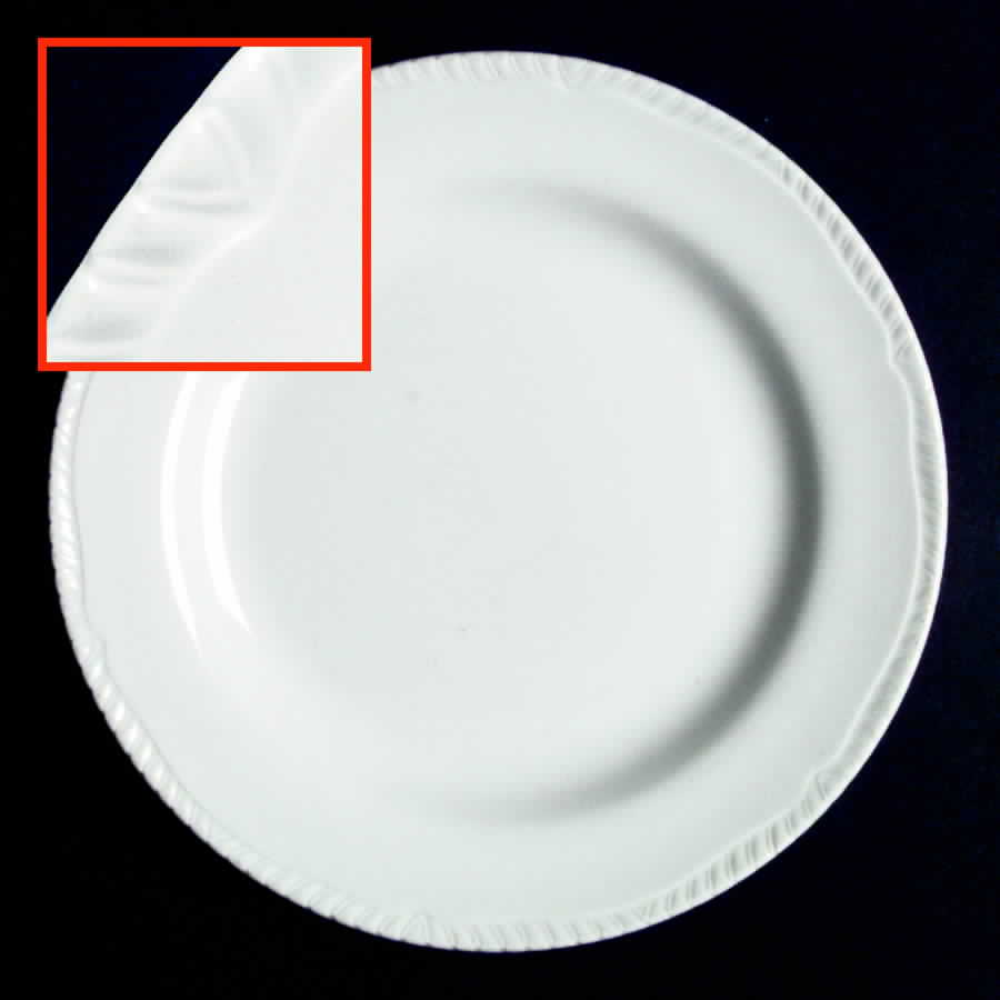 Alpine White Dinner Plate by Wood & Sons-1