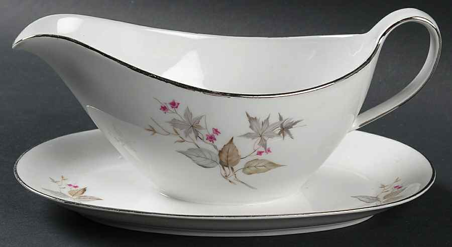 WIG262 Gravy Boat with Attached Underplate by Winterling - Bavaria-1