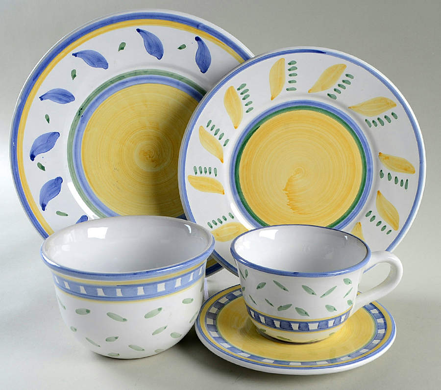 Tournesol (Italy) 5 Piece Place Setting by Williams-Sonoma-1
