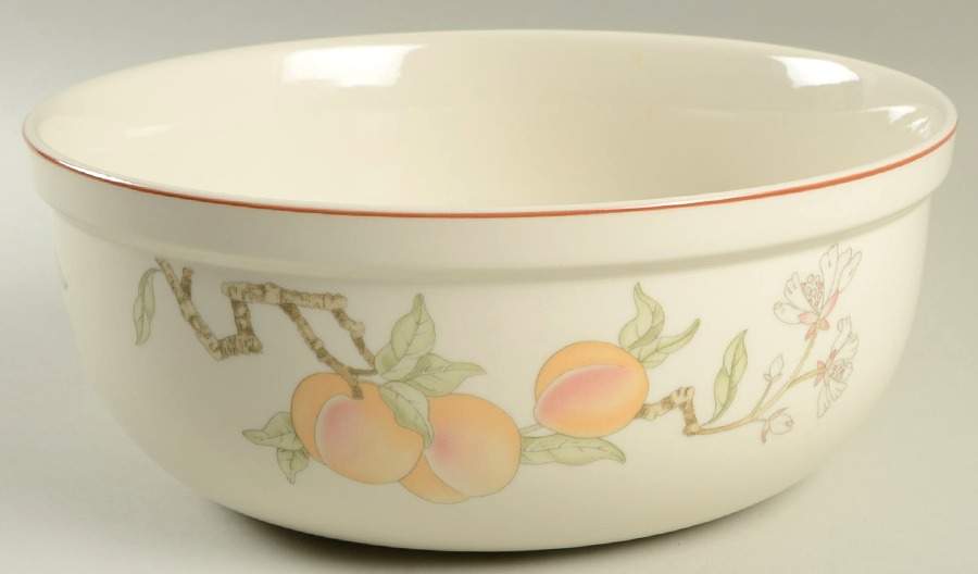 Peach 9" Salad Serving Bowl by Wedgwood-1