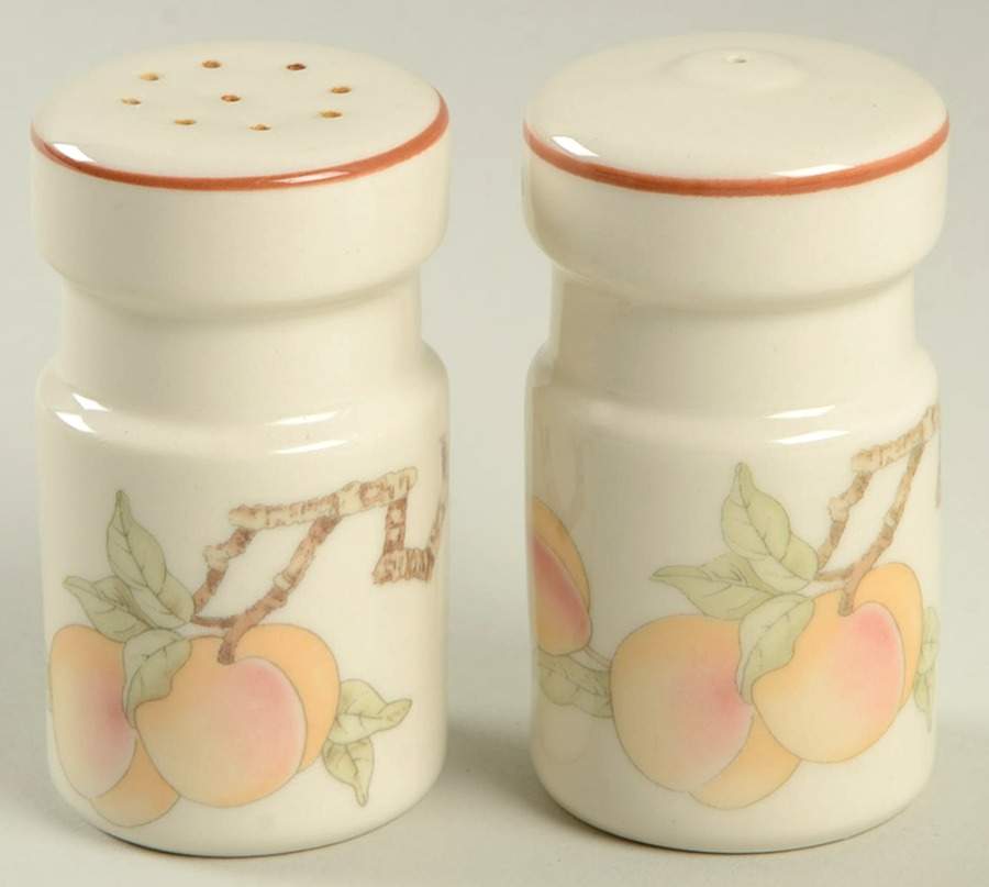 Peach Salt & Pepper Set by Wedgwood-1