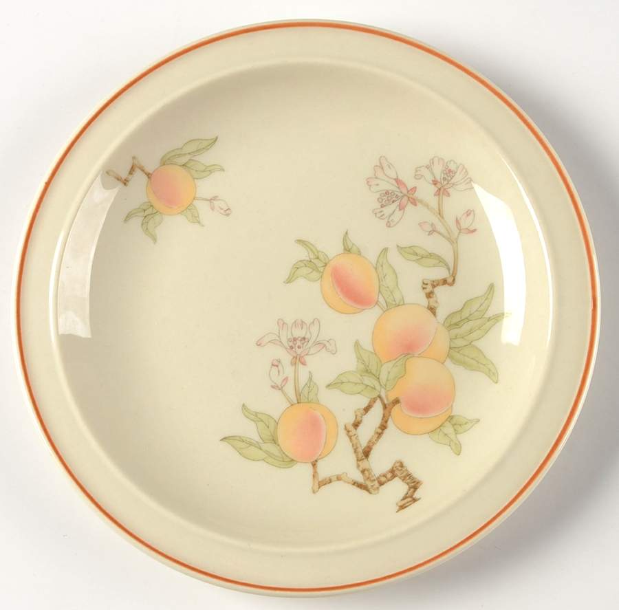 Peach Bread & Butter Plate by Wedgwood-1