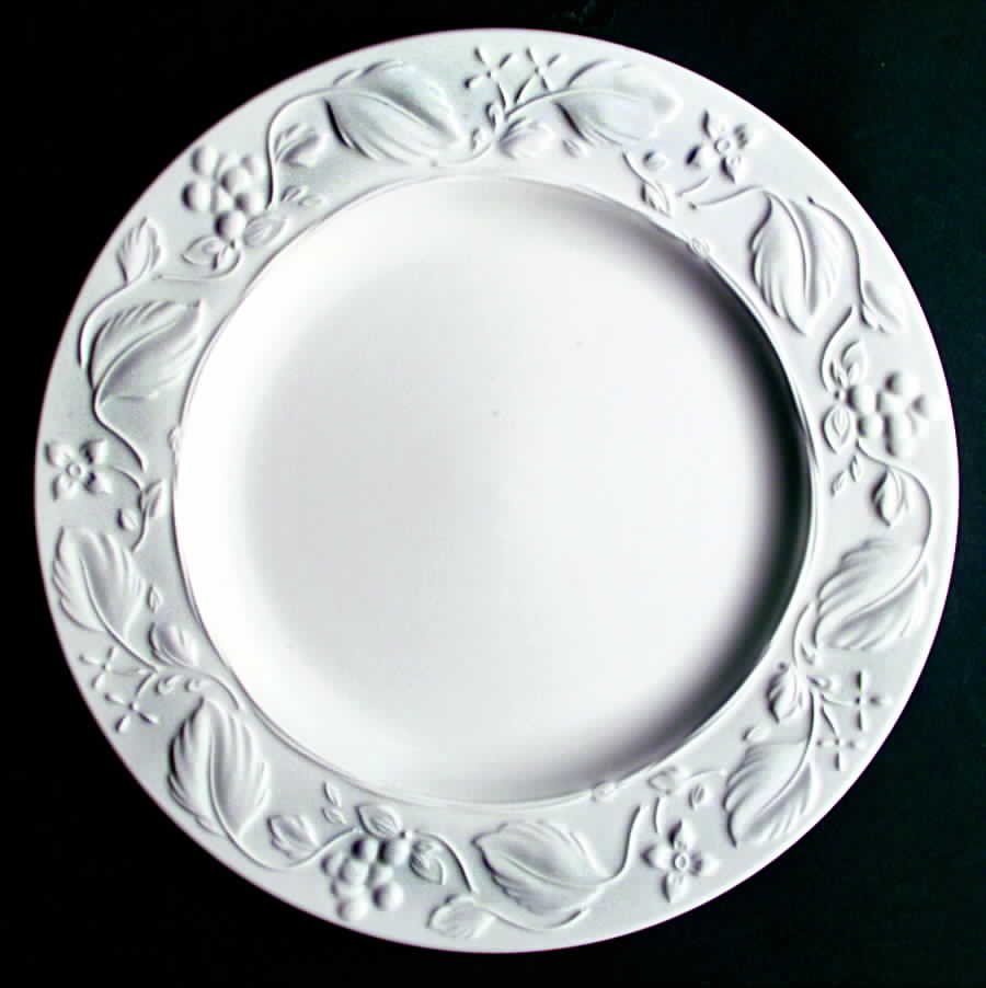 Botanical Relief Dinner Plate by Wedgwood-1