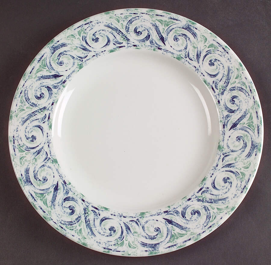 Scroll Accent Luncheon Plate by Wedgwood-1