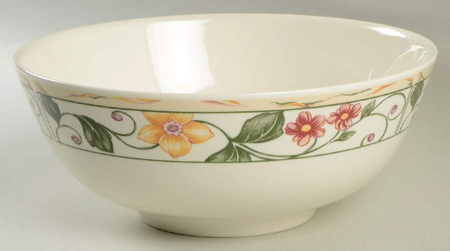Pears & Berries 10" Large Salad Serving Bowl by Wedgwood-1