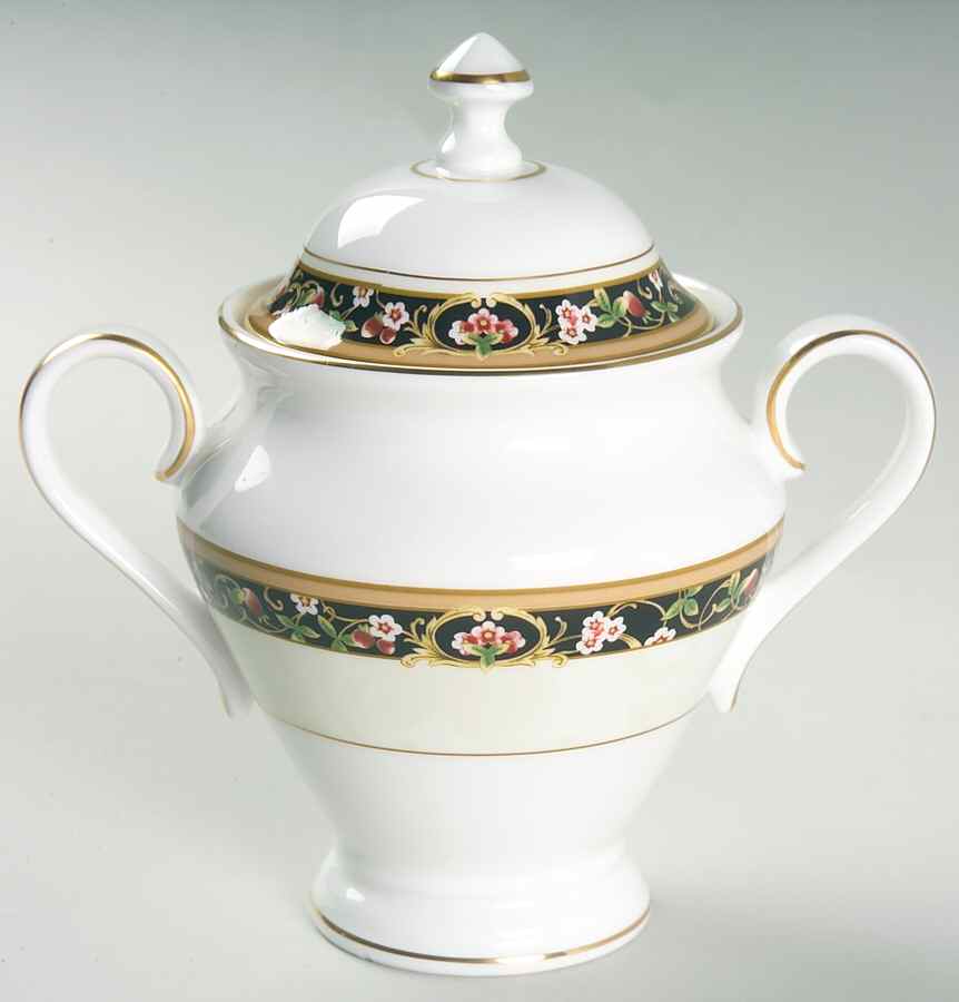 Rossmore Sugar Bowl & Lid by Waterford China-1