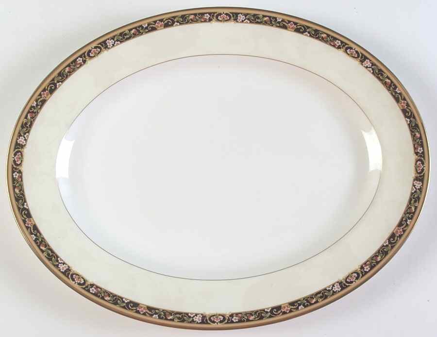 Rossmore 15" Oval Serving Platter by Waterford China-1