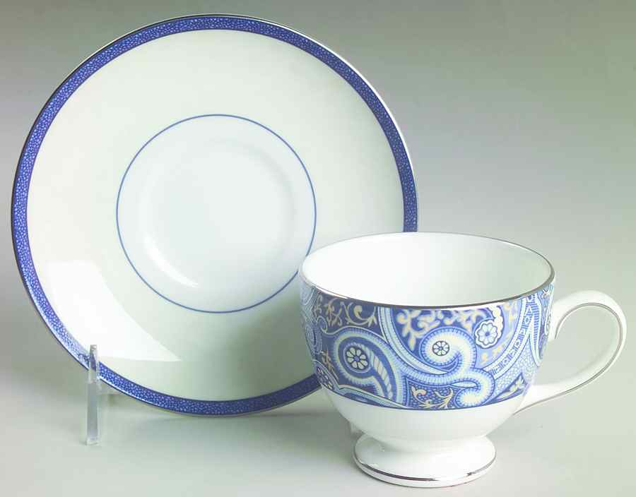 Empress Footed Cup & Saucer Set by Wedgwood-1
