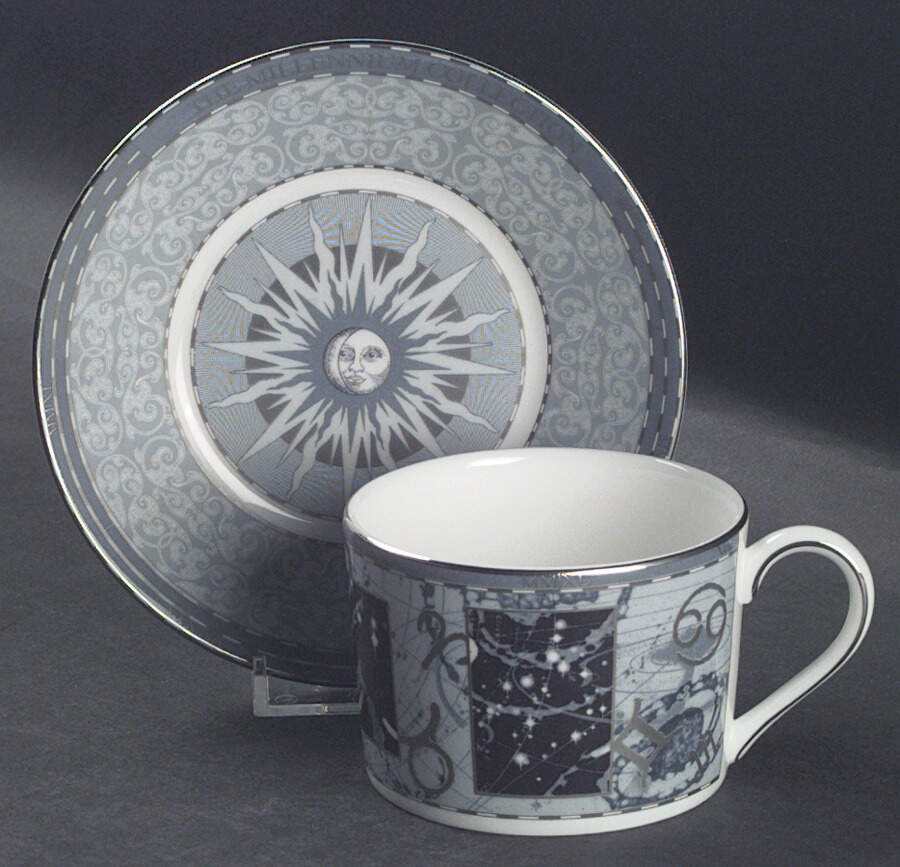 Millennium Flat Cup & Saucer Set by Wedgwood-1