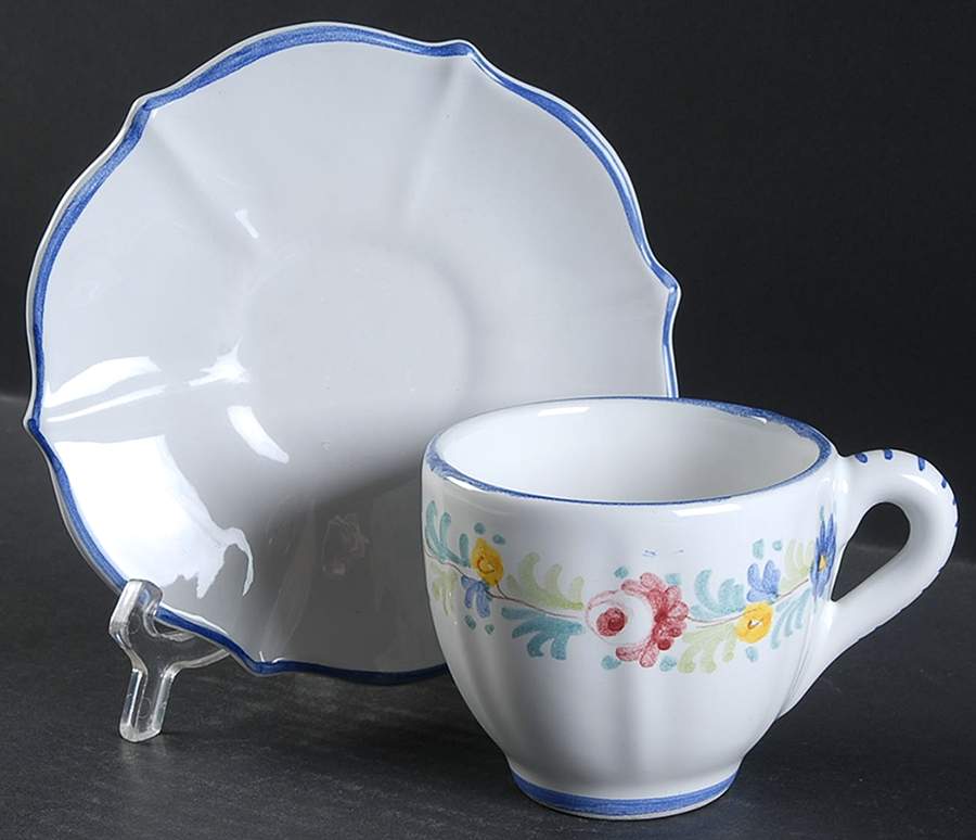 WSO9 Flat Cup & Saucer Set by Williams-Sonoma-1