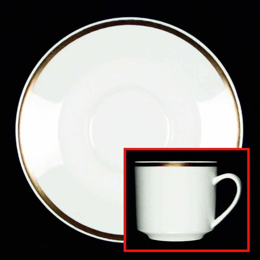 WLK6 Flat Cup & Saucer Set by Walker-1