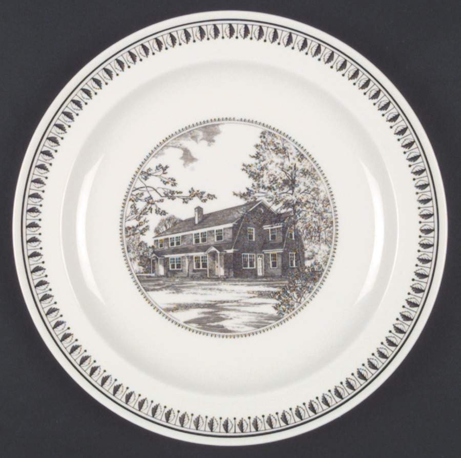 Westminster School Brown Dinner Plate by Wedgwood-1
