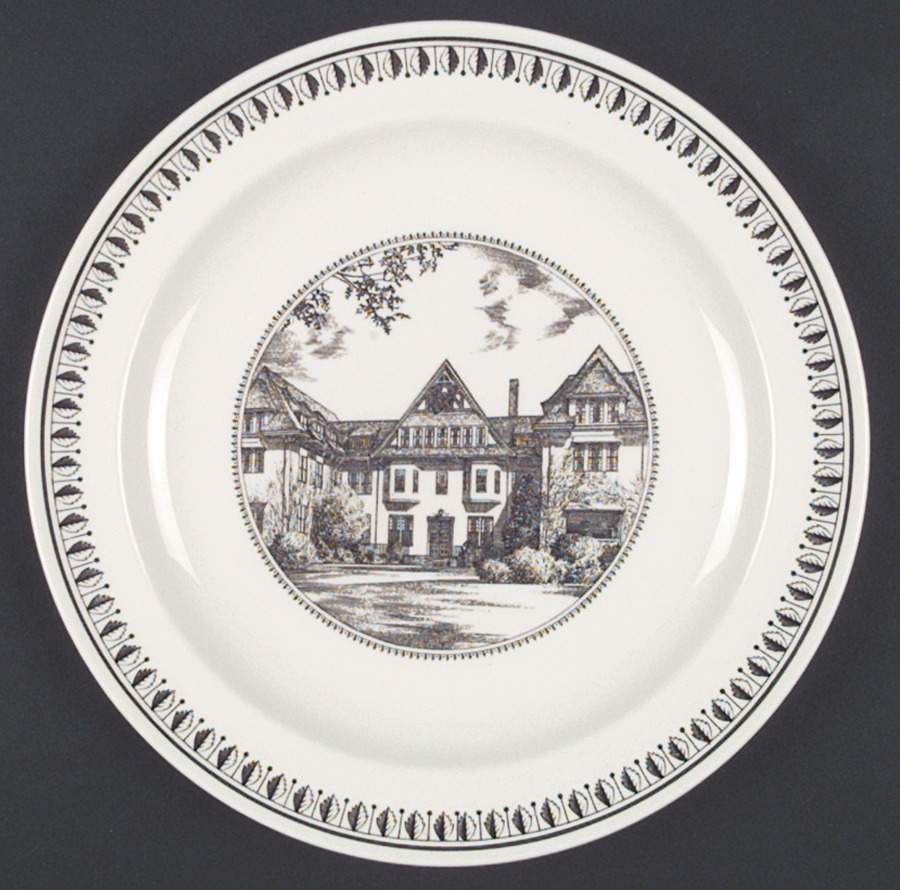 Westminster School Brown Dinner Plate by Wedgwood-1