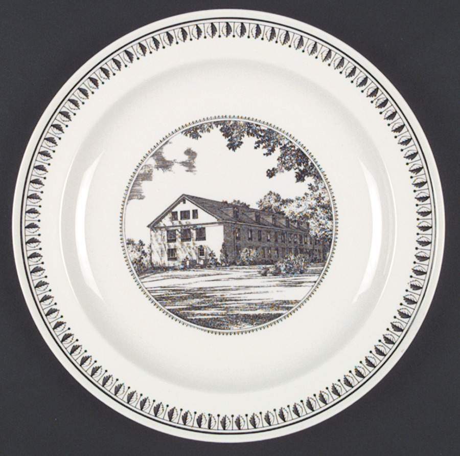 Westminster School Brown Dinner Plate by Wedgwood-1