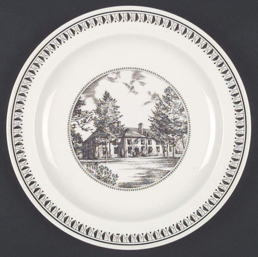 Westminster School Brown Dinner Plate by Wedgwood-1