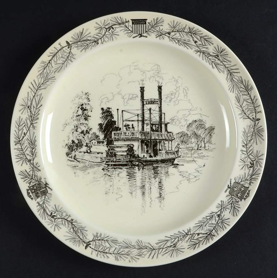 Greenfield Village Dinner Plate by Wedgwood-1