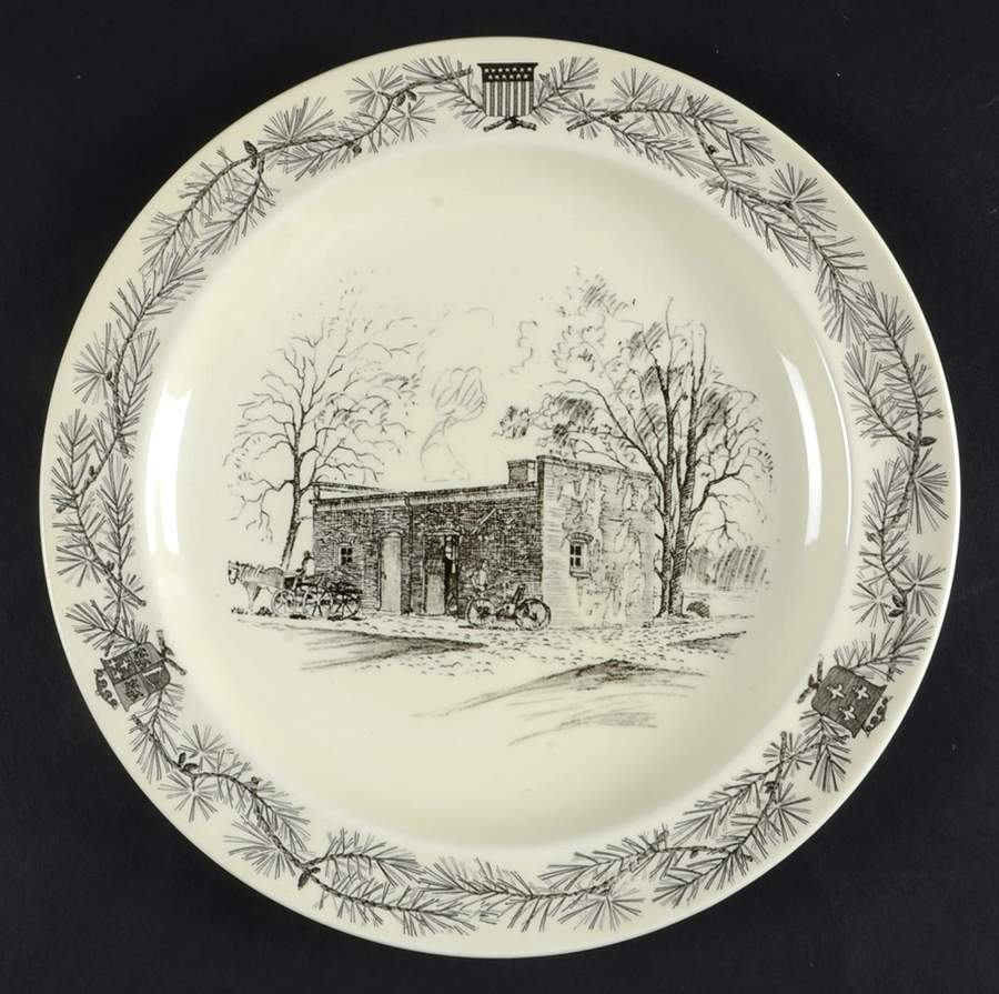 Greenfield Village Dinner Plate by Wedgwood-1