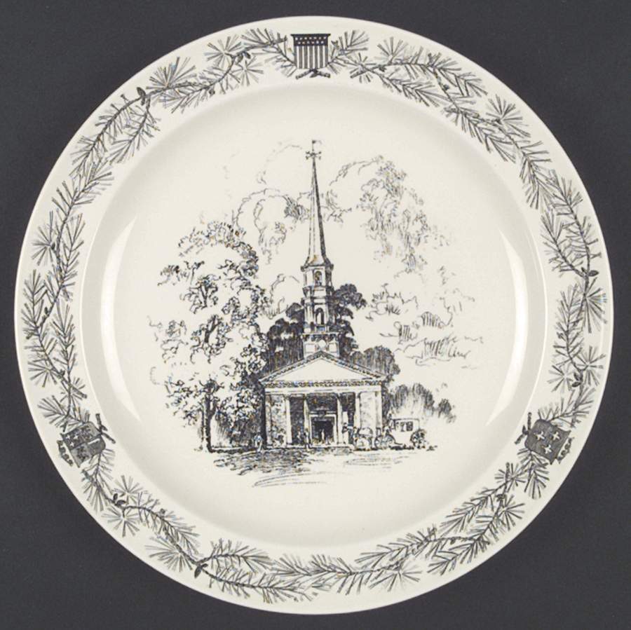 Greenfield Village Dinner Plate by Wedgwood-1