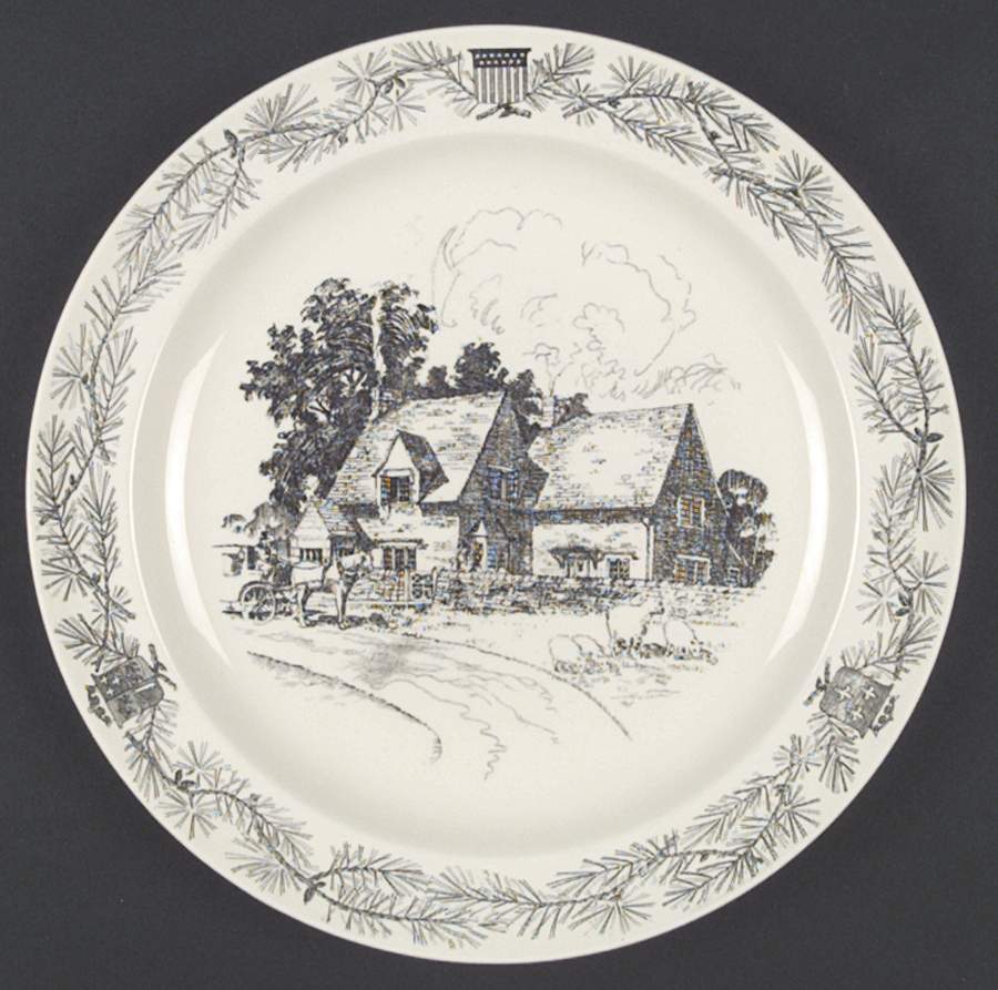 Greenfield Village Dinner Plate by Wedgwood-1