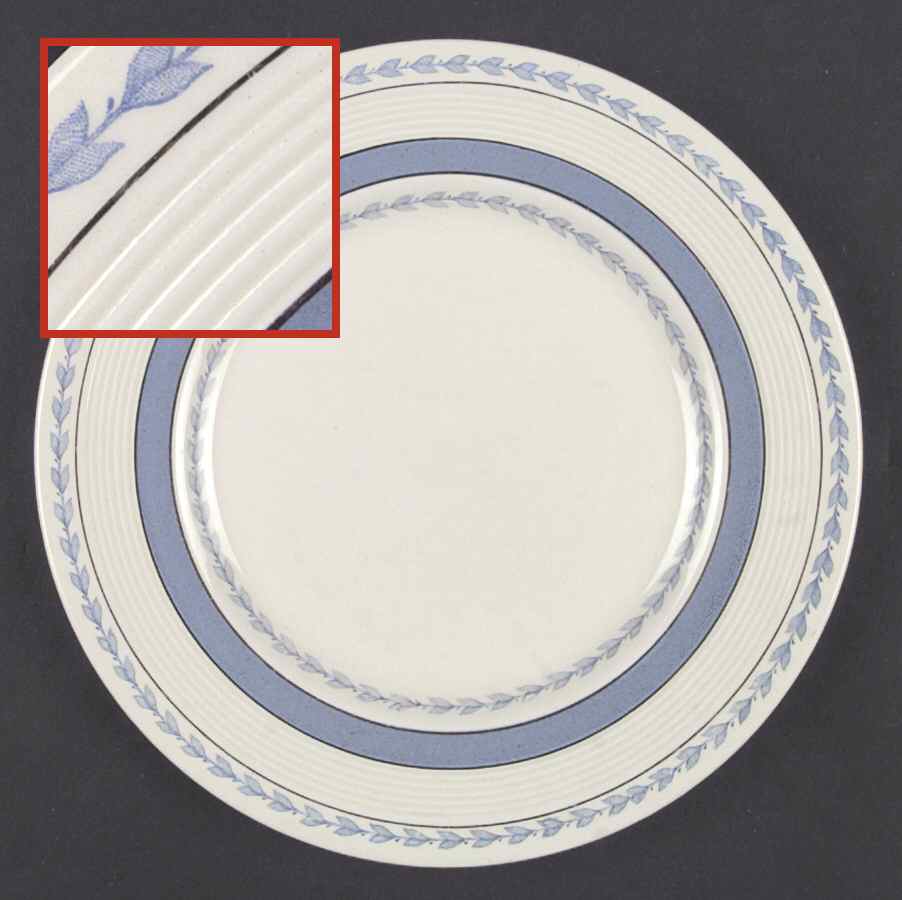 Laurel Wreath Luncheon Plate by Wood & Sons-1