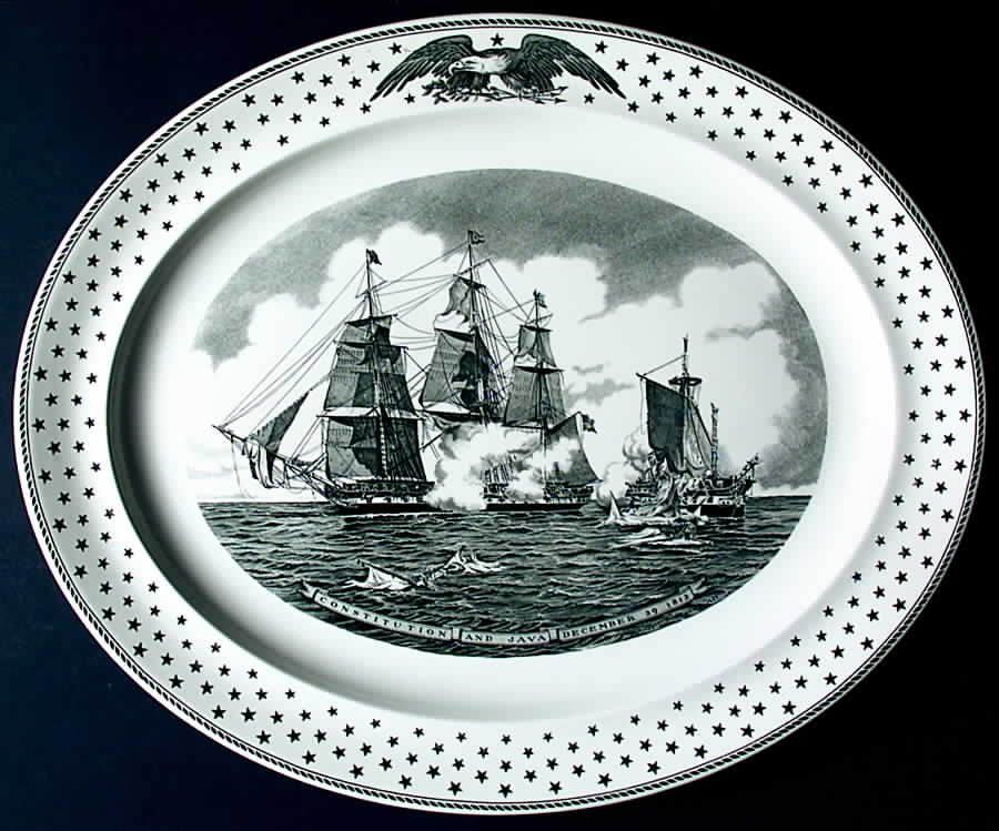 Constitution and Java 18" Oval Serving Platter by Wedgwood-1