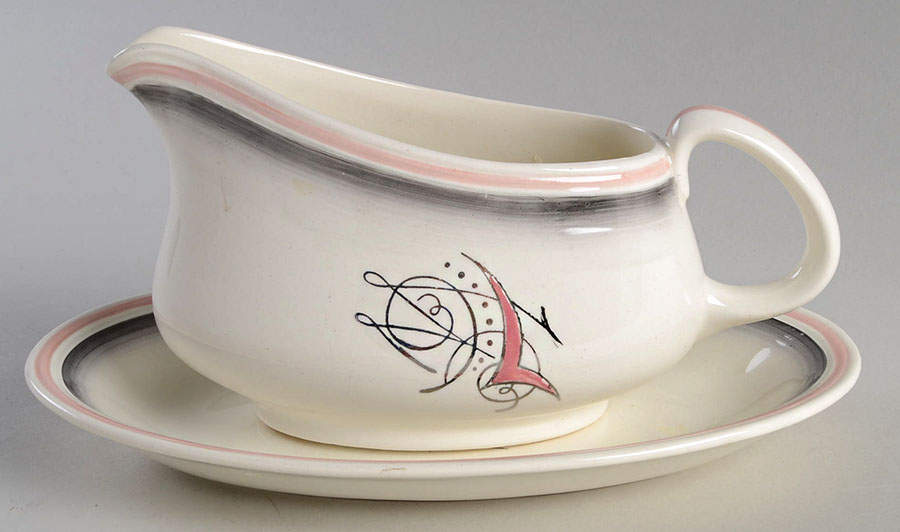 WOO21 Gravy Boat & Underplate by Wood & Sons-1