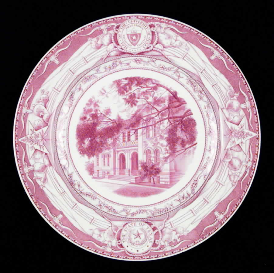 University of Texas Red Dinner Plate by Wedgwood-1