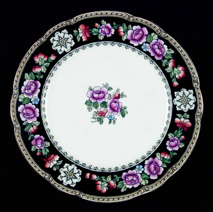 Queen Anne Salad Plate by F Winkle-1