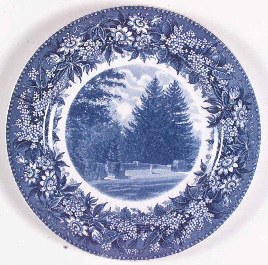 Denison University Blue Dinner Plate by Wedgwood-1