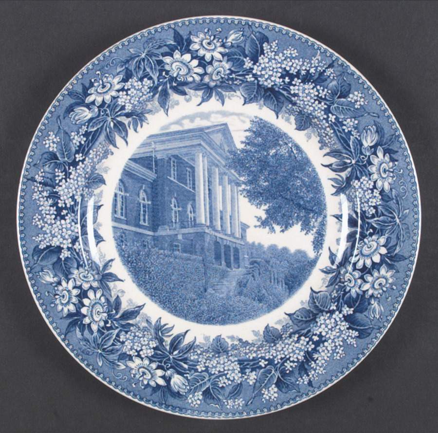 Denison University Blue Dinner Plate by Wedgwood-1