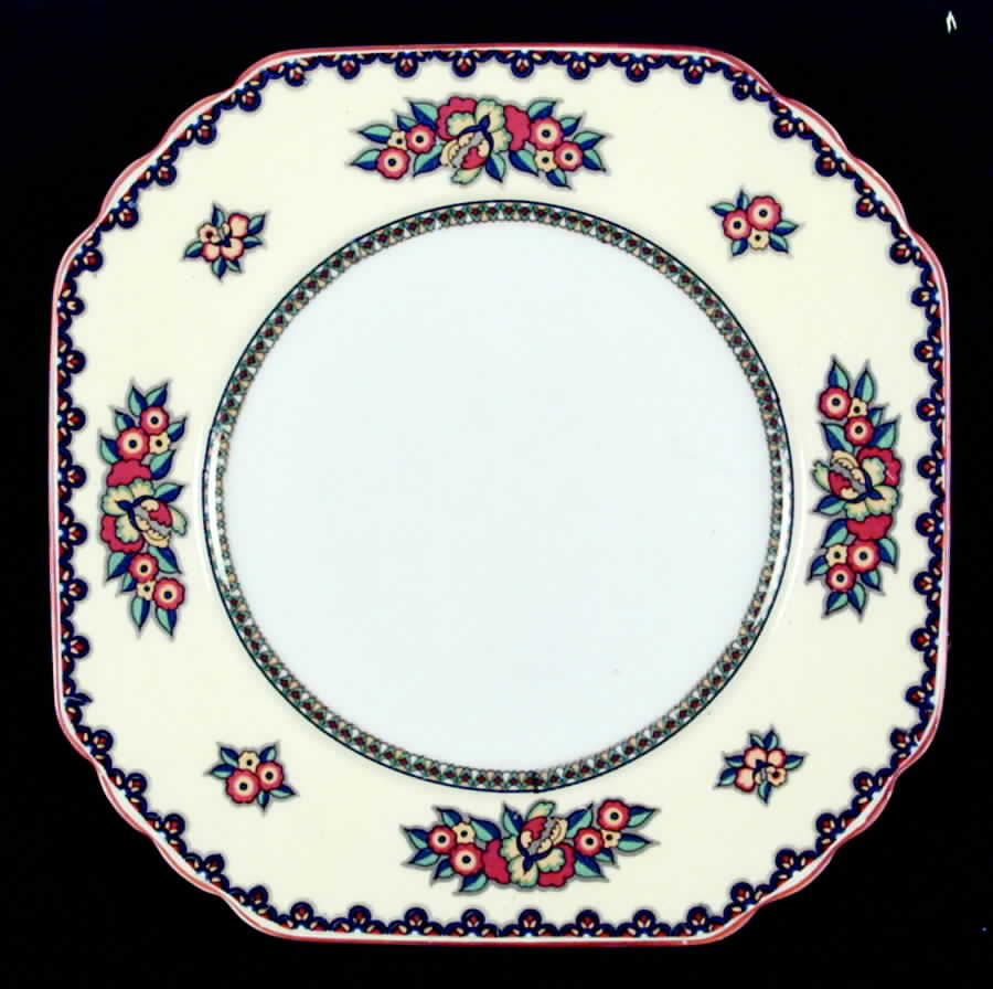 Manchu Square Dinner Plate by Wedgwood-1