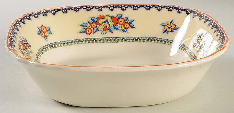 Manchu 8" Square Vegetable Bowl by Wedgwood-1