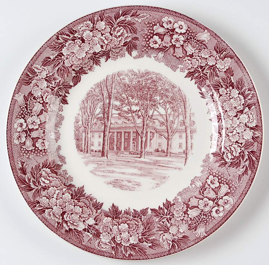 Albion College Mulberry Dinner Plate by Wedgwood-1