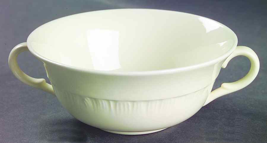 Shell Edge Flat Cream Soup Bowl by Wedgwood-1