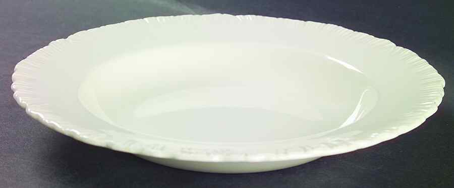 Shell Edge Large Rim Soup Bowl by Wedgwood-1