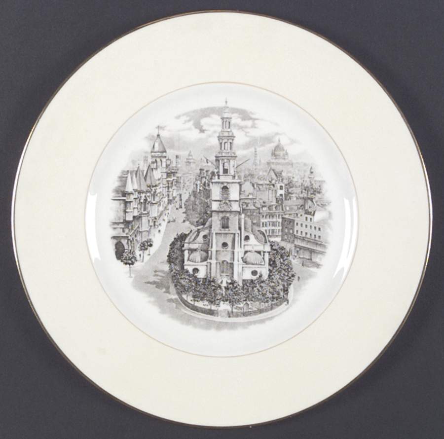 Old London Views  Dinner Plate by Wedgwood-1