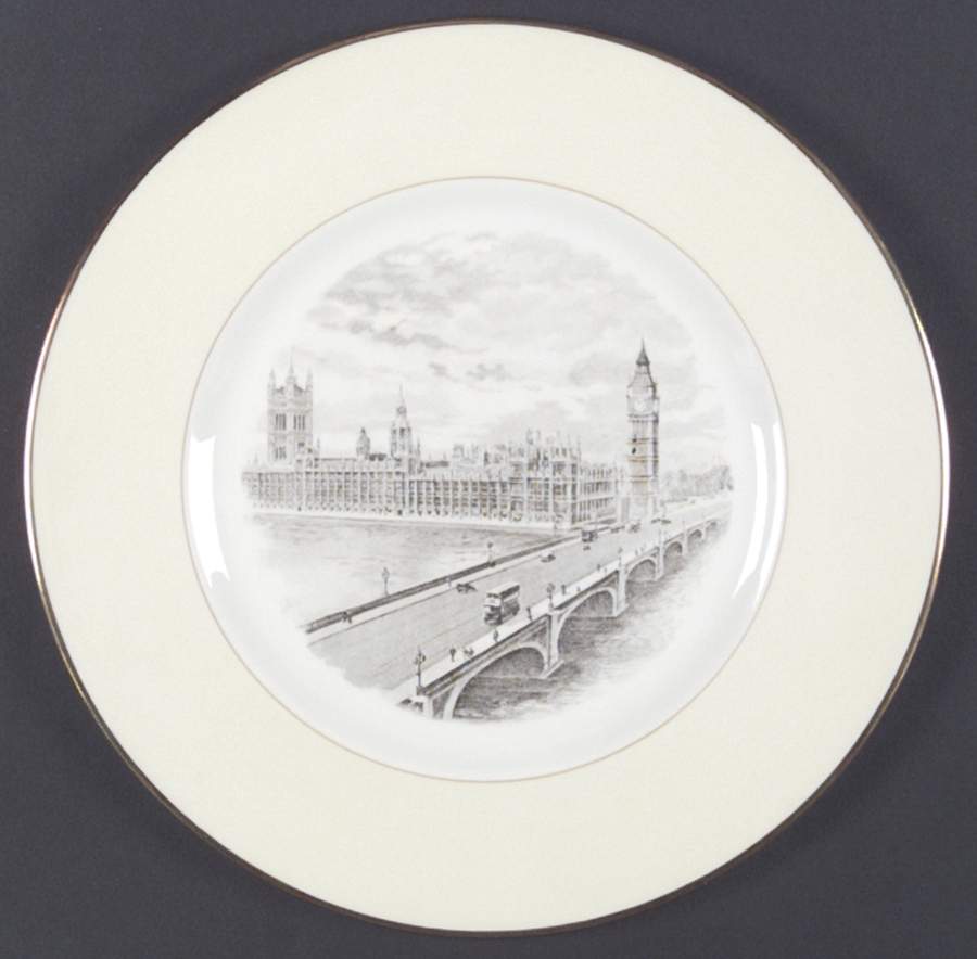 Old London Views  Dinner Plate by Wedgwood-1