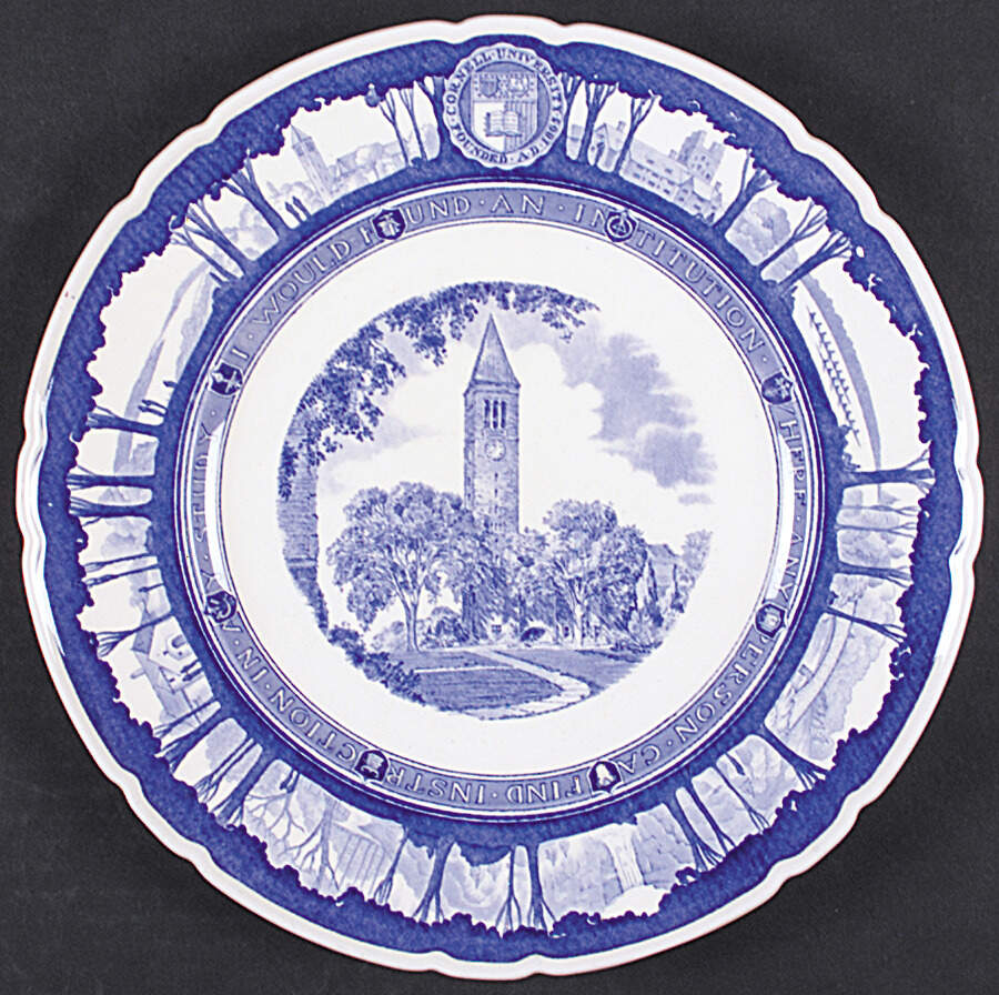 Cornell University Blue (Scallop) Dinner Plate by Wedgwood-1