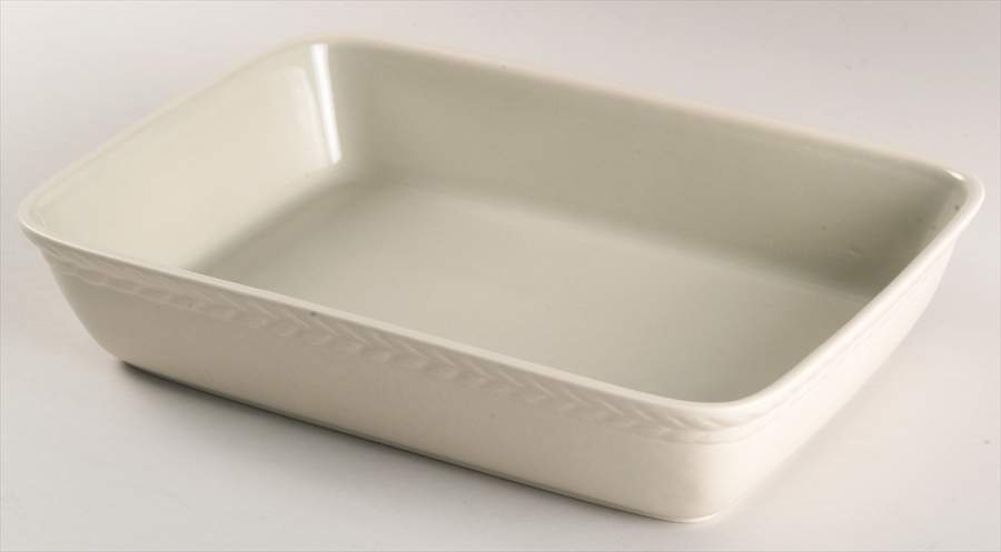Stone Harbor Seagrass (Green) 12" Rectangular Baker by Wedgwood-1