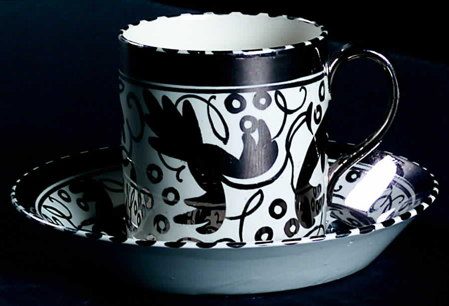 C5229 Bond Shape Demitasse Cup and Saucer Set by Wedgwood-1