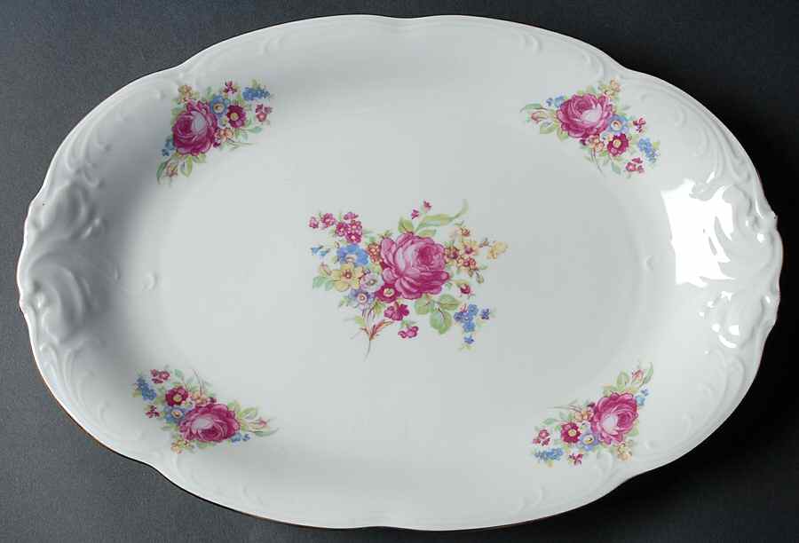 WAV11 13" Oval Serving Platter by Wawel-1