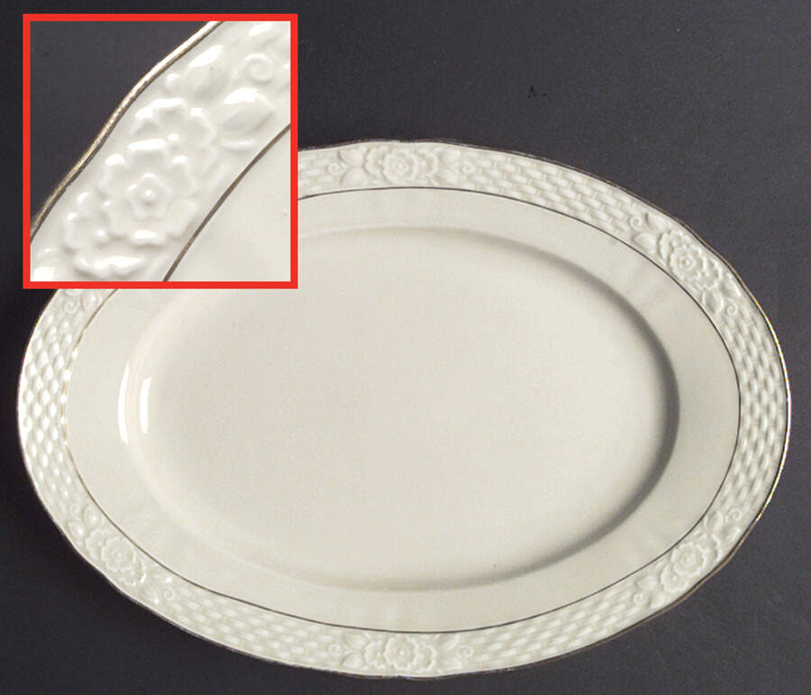 WIG282 15" Oval Serving Platter by Winterling - Bavaria-1